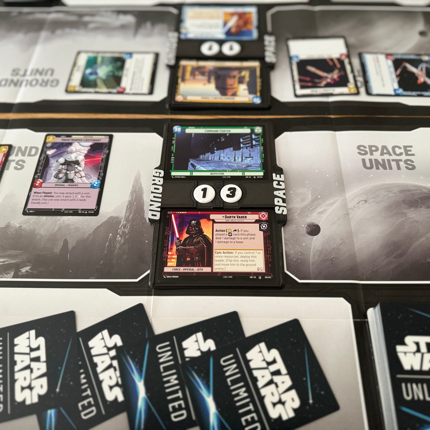 Base & Leader Zone Board for Star Wars Unlimited