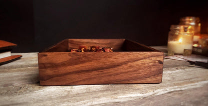 Walnut | Hardwood Dice Tray | The Berry - Goodberry Workshop