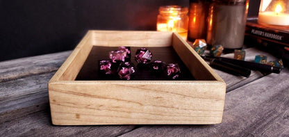 Maple | Hardwood Dice Tray | The Berry - Goodberry Workshop
